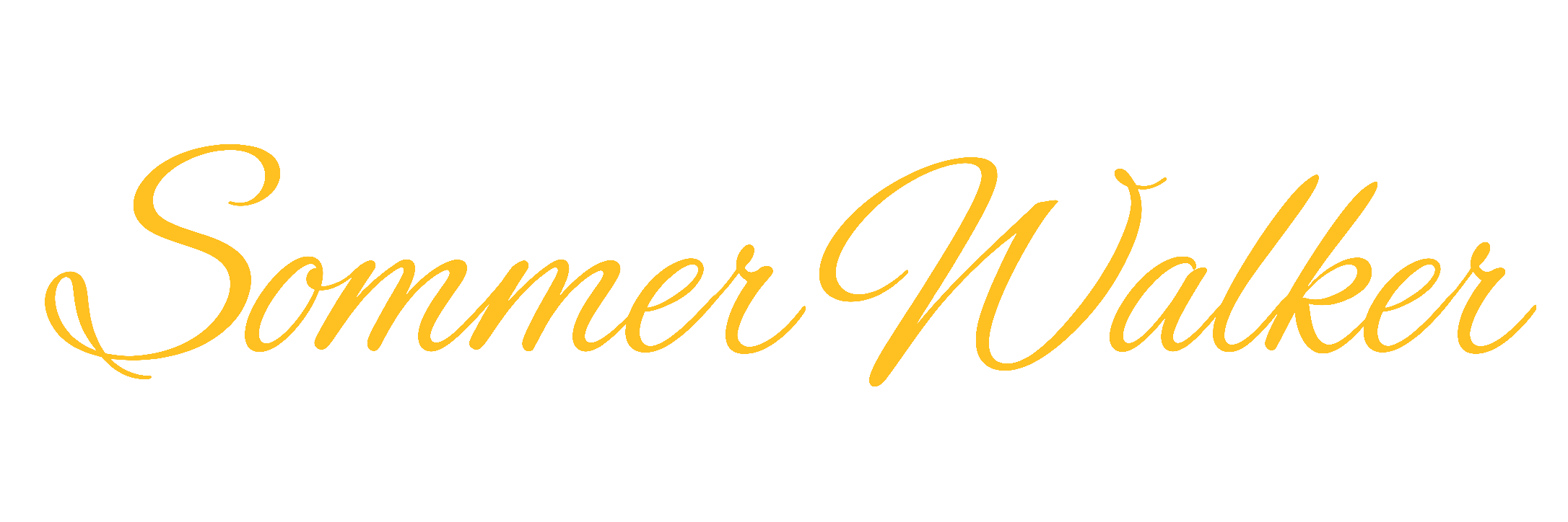 Sommer Walker Logo - Yellow